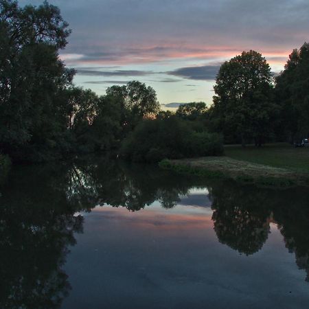 Froschkoenig Mit Teichblick Trendelburg Exterior foto