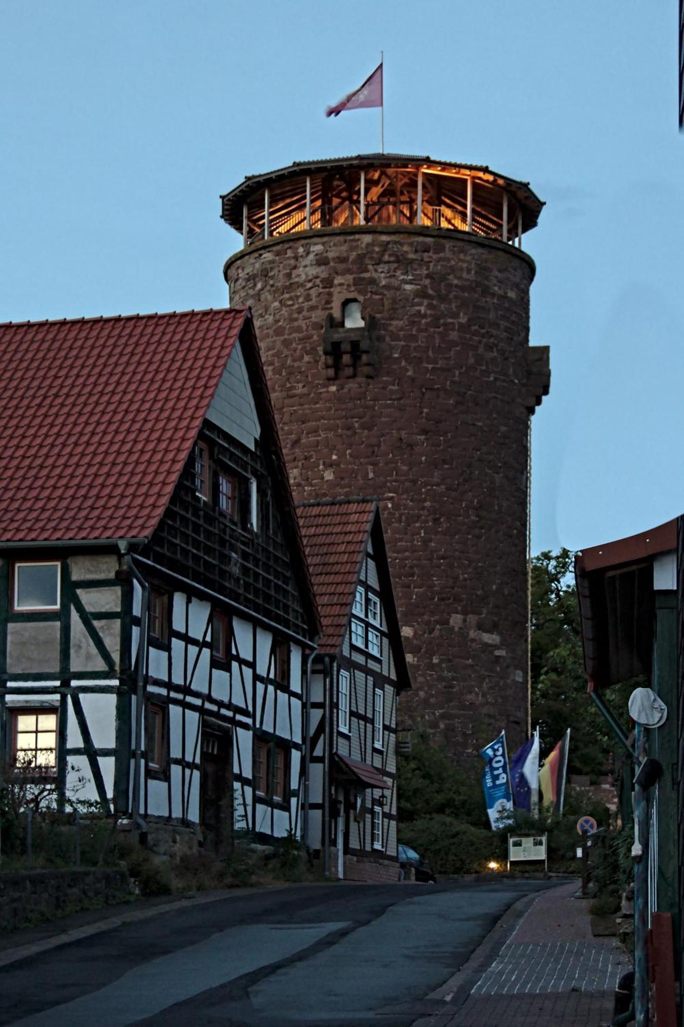 Froschkoenig Mit Teichblick Trendelburg Exterior foto